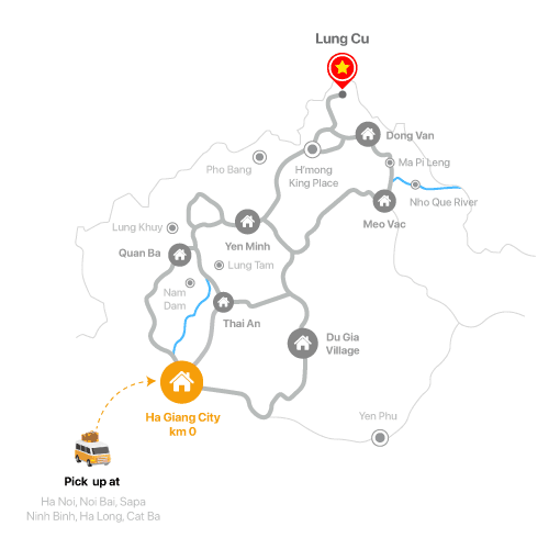 Ha Giang 2 days 1 night itinerary