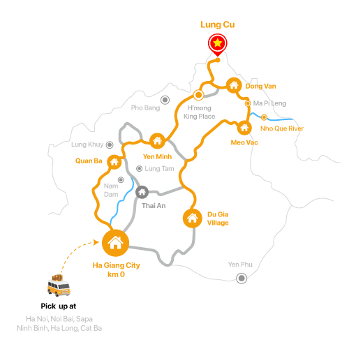 Ha Giang 4 days 3 nights itinerary
